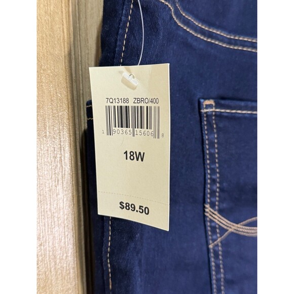 Lucky Brand Emma Legging Skinny Jeans Size 18 NWT $89 Dark Miracle Stretch Plus - Picture 3 of 5